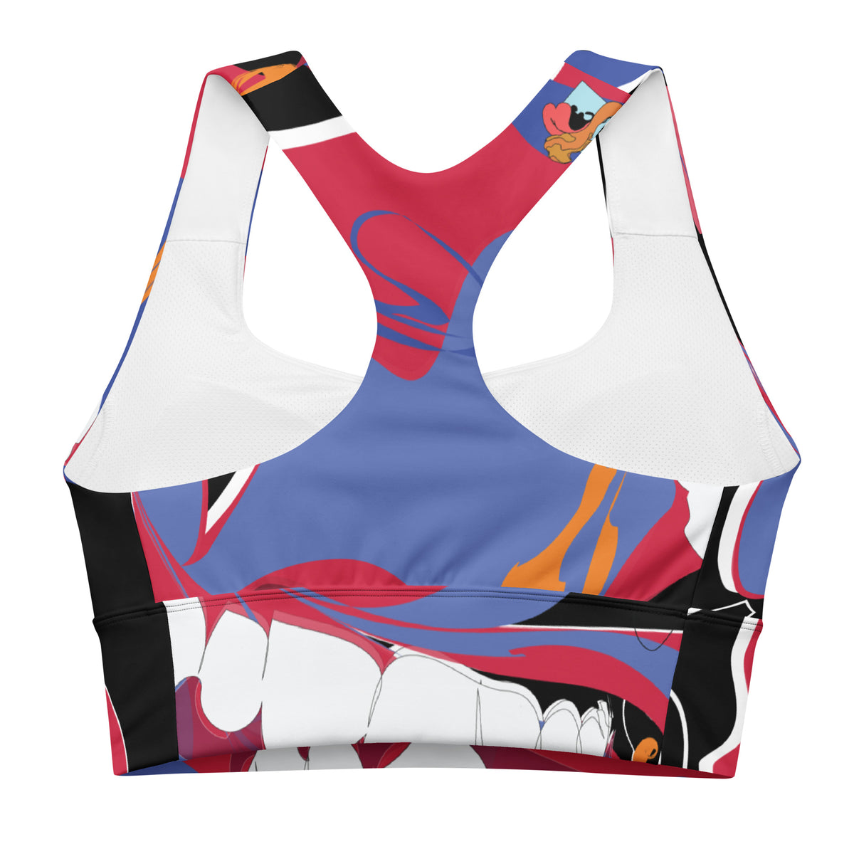 BlackLongline sports bra