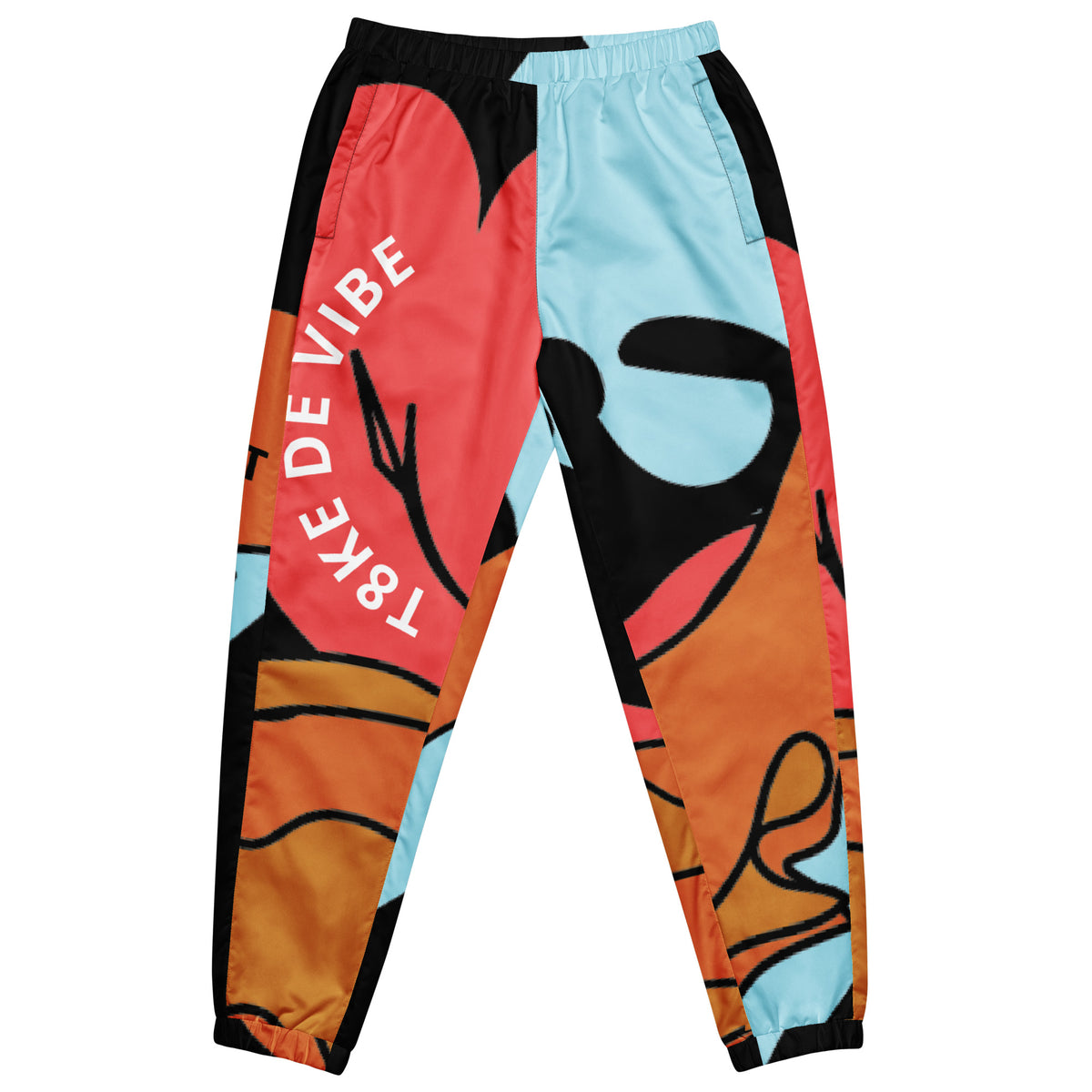 SIGNATURE OFF-BLACK track pants