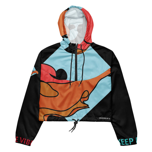 Women’s cropped windbreaker