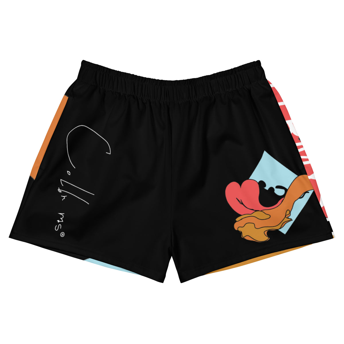 Women's Collr ms  branded shorts